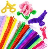 200 Pieces Pipe Cleaners Chenille Stems for DIY Art Supplies Craft Projects 6mmx30cm Christmas Pipe Cleaners Decoration